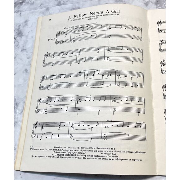 Meet Richard Rodgers At The Piano Songbook Vintage Sheet Music 1940s Musicals - Picture 7 of 9